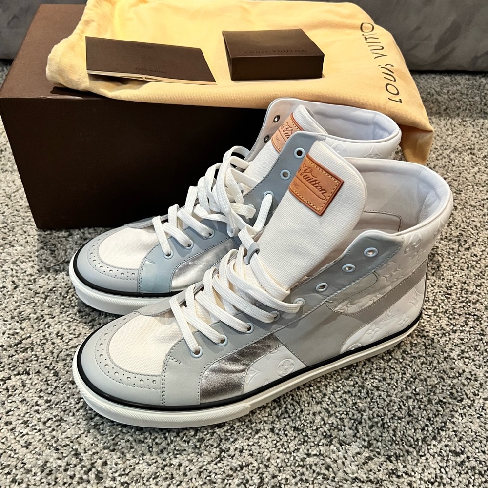 Authentic Louis Vuitton men’s high top sneaker